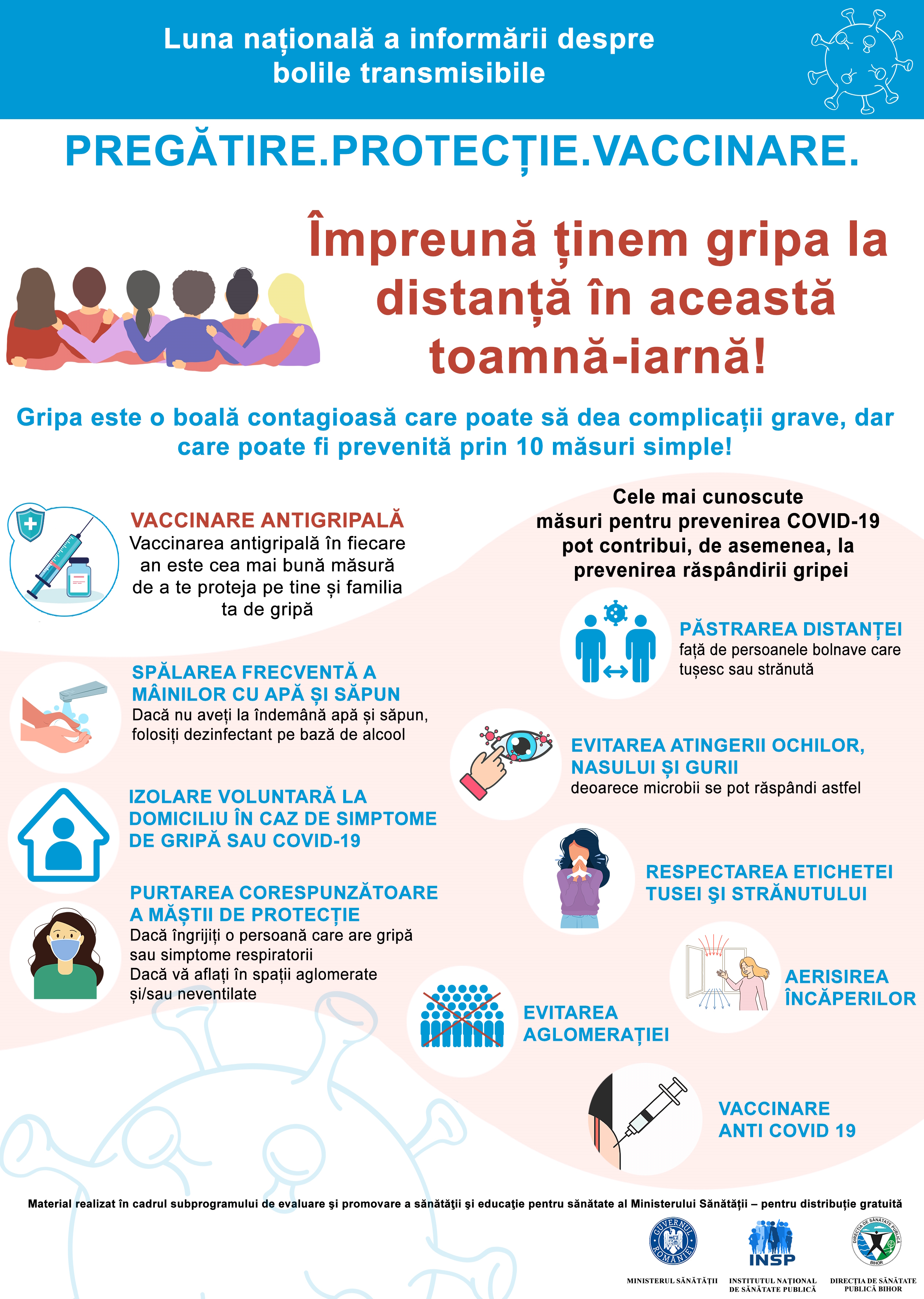 Pregătire, Protecție, Vaccinare 2023